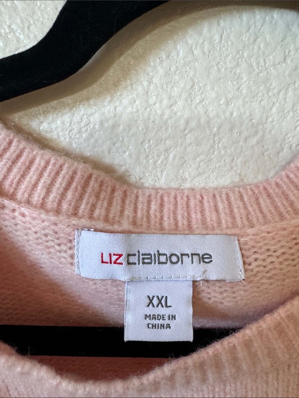 Liz Claiborne Blush Pink Short Sleeve Rosette Sweater - Picture 7 of 11